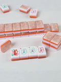 Rose Quartz Mahjong Tiles