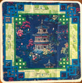 Azure Pagoda Mahjong Mat