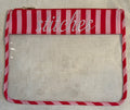 "Stitches" Striped Needlepoint Project Bag