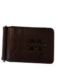Mississippi State Leather Pocket Wallet w/Card Holder