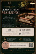 Mahjong Beginner Lesson - 9/29/2026