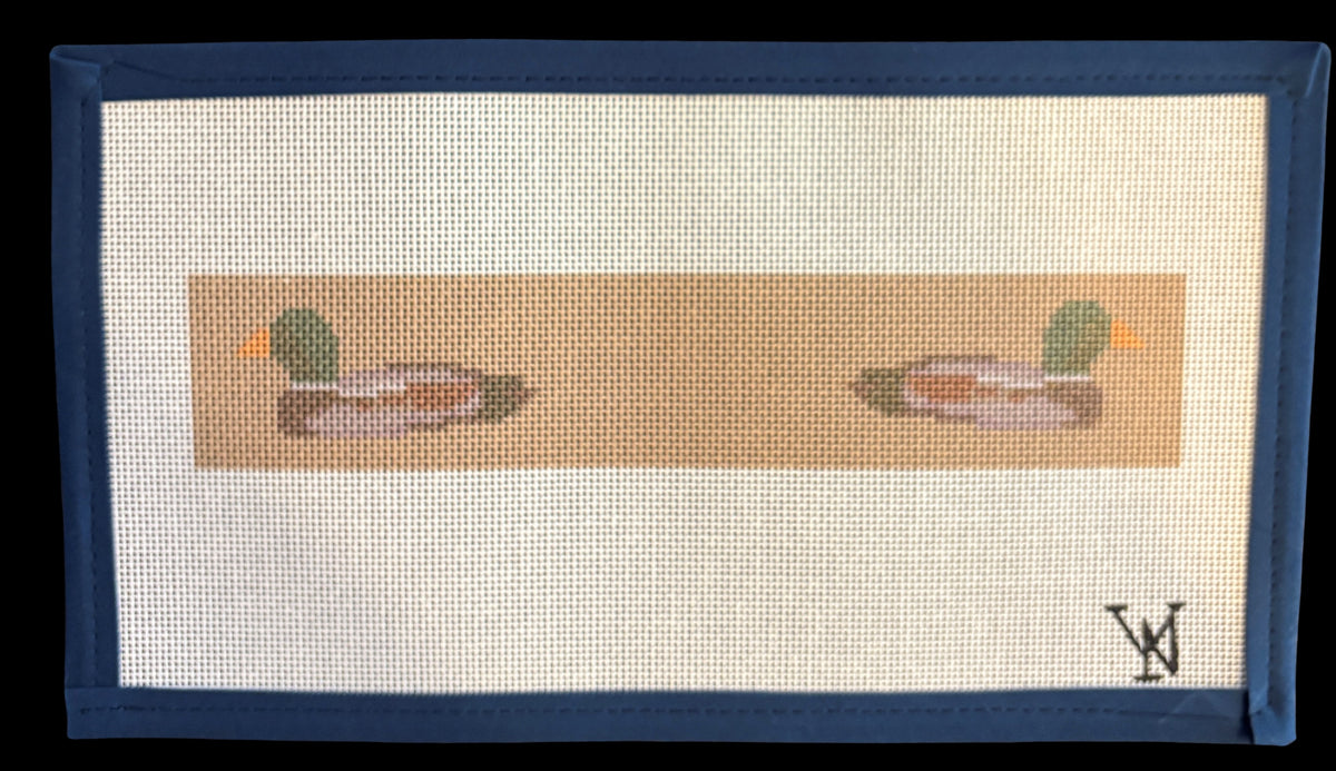 Mallard Heritage Needlepoint Key Fob Canvas - 18 Mesh, 8.15" Design