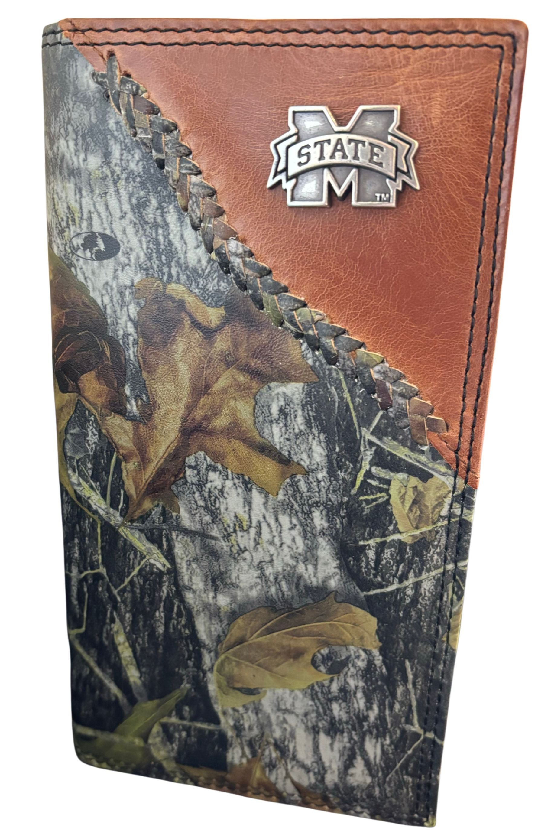Mississippi State University Camo and Leather Secretary